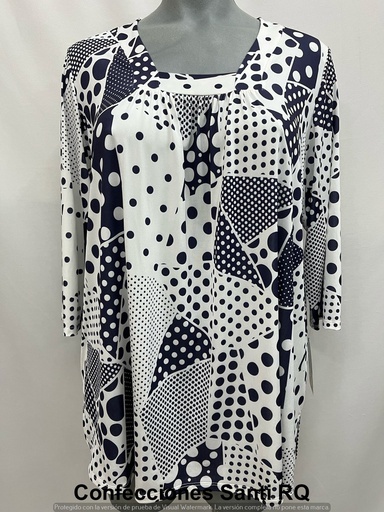 [600900] camiseta rizo delantero