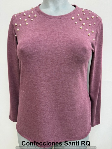 [612203] CAMISETA PERLAS