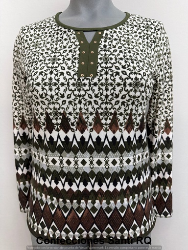 [610700] CAMISETA ABERTURA ESCOTE