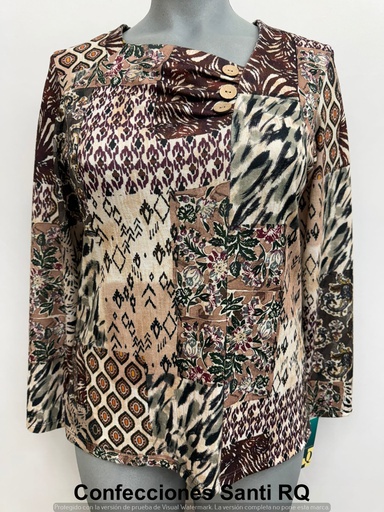 [611500] CAMISETA ESCOTE TRAPECIO