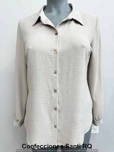 [616200] BLUSA CAMISERA LISA