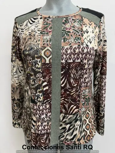 [615000] CAMISETA ESTAMPADO CENTRO CANALE