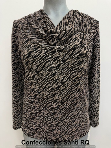 [613600] CAMISETA C/DRAPEADO BISU