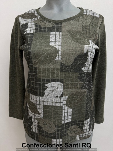 [612209] CAMISETA HOJA