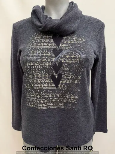 [612211] CAMISETA TRES CORAZONES