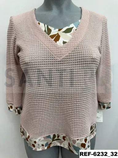 [623200] camiseta doble prenda