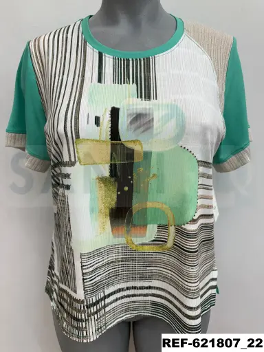 [621807] camiseta ABSTRACTO m/c