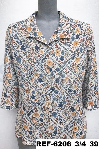 [620602] blusa punto manga 3/4