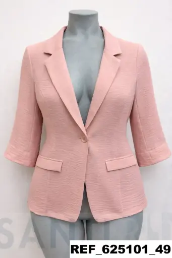 [625101] chaqueta leti m 3/4 imilino