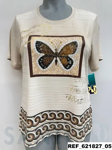 [621827] camiseta mosaico MARIPOSAS