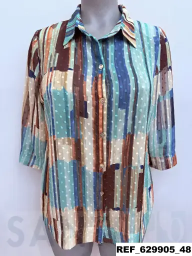 [629905] camisa bajo ancho plumetti