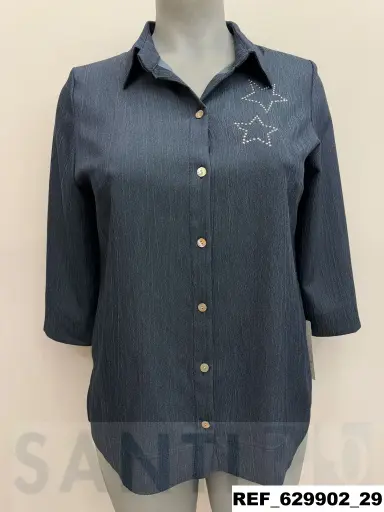 [629902] blusa imitencel ESTRELLA