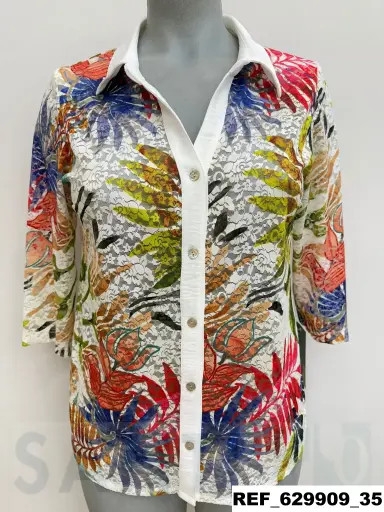 [629909] camisa blonda bel