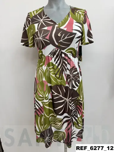[627700] vestido rizo pecho