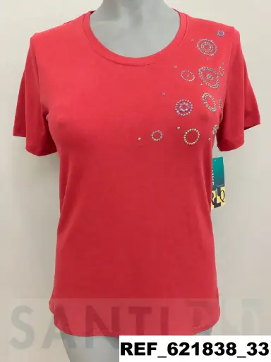 [621838] camiseta CIRCULOS STRASS