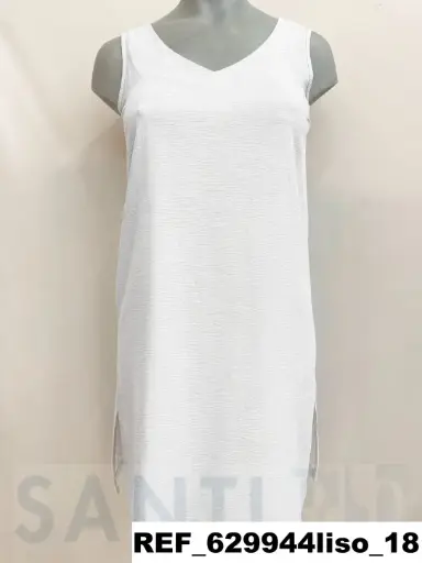 [62994401] vestido viscosa plana bel lino