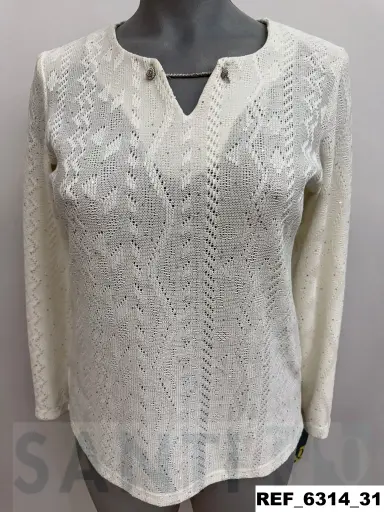 [631400] camiseta cordon strass