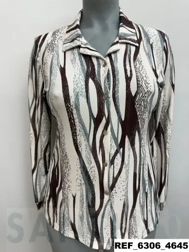 [630600] blusa punto estampada 