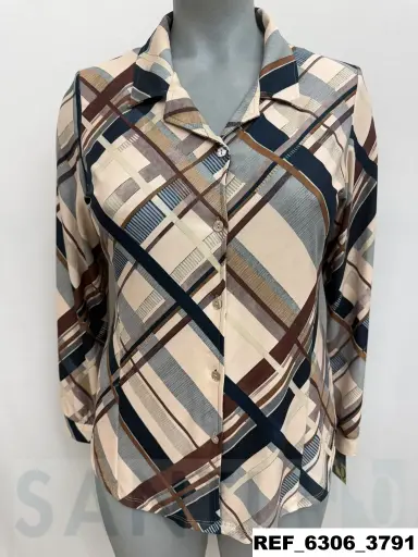 [630600] blusa punto estampada 