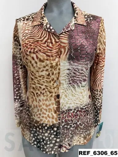 [630600] blusa punto estampada 