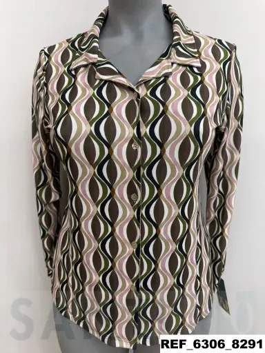[630600] blusa punto estampada 