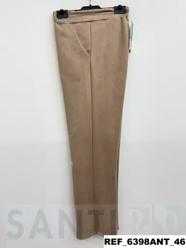 [6398ANT] pantalon bolsillo antelina