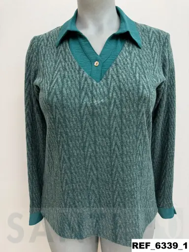[633900] camiseta jackard c/camisero bel