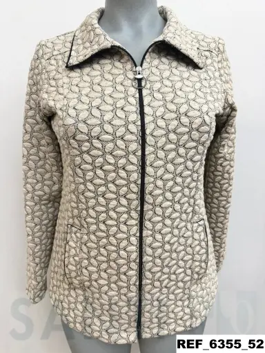 [635501] chaqueta cremallera nacional