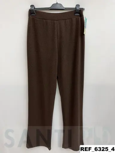 [632500] pantalon punto pata ancha